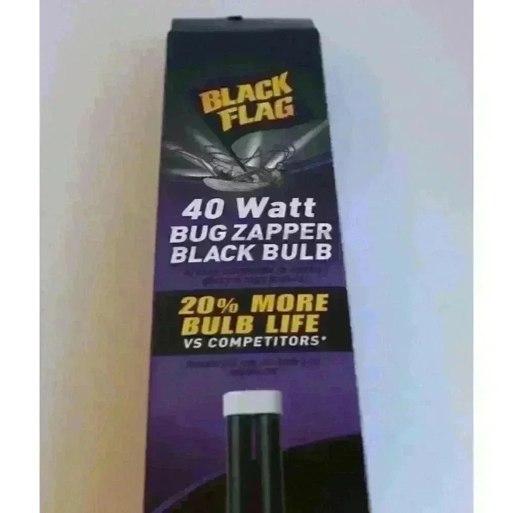 Black Flag Bug Zapper BB-40BLK 40W Replacement Bulb - Black‎ New in Box - Picture 9 of 11